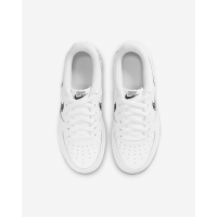 Nike кроссовки Air Force 1 с нарисованным свушем белые