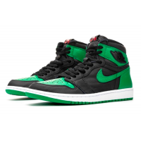 Nike кроссовки Air Jordan 1 Retro White Black Mystic Green