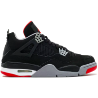 Кроссовки Nike Air Jordan 4 черный с серым