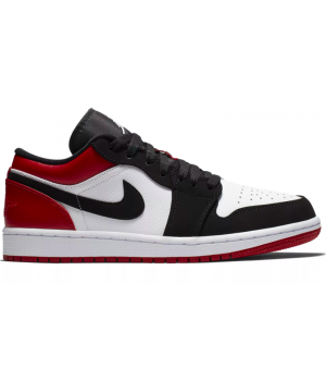 Nike Air Jordan 1 Retro Black Toe Low Black/White/Red