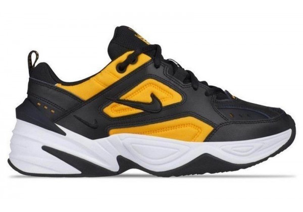 Кроссовки Nike M2K Tekno черные с желтым