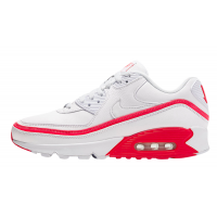 Кроссовки Nike Air Max 90 белые с красным
