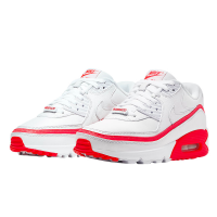 Кроссовки Nike Air Max 90 белые с красным