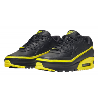 Кроссовки Nike Air Max 90 черные с желтым