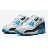 Кроссовки Nike Air Max 90 голубые с белым