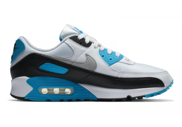 Кроссовки Nike Air Max 90 голубые с белым