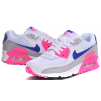 Кроссовки Nike Air Max 90 белые с розовым