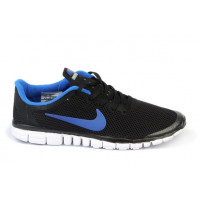 Кроссовки Nike Free Run 3.0 V2 Men черные c синим