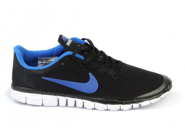 Кроссовки Nike Free Run 3.0 V2 Men черные c синим