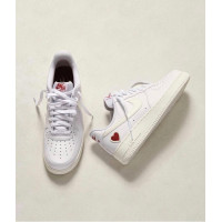 Nike Air Force 1 с сердечком белые 