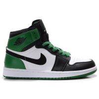 Nike Air Jordan 1 Retro Green Black White зимние