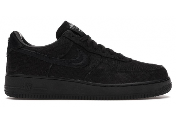 Кроссовки Stussy x Nike Air Force 1 Black Low