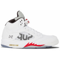 Nike Air Jordan 5 Retro x Supreme Red White