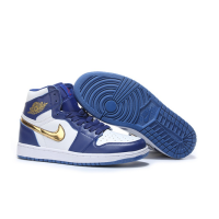 Кроссовки Nike Air Jordan 1 Retro High Og Blue Gold