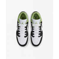 Кроссовки Nike Air Jordan 1 Low SE Green с вышивкой