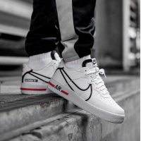 Кроссовки Nike Air Force React White Red