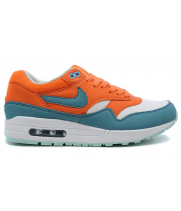 Nike Air Max 87 оранжевые с зеленым