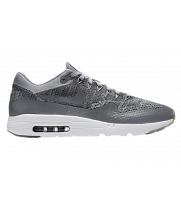 Nike Air Max 87 Ultra Flyknit серо-белые