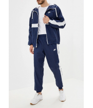 Костюм спортивный мужской Nike SPORTSWEAR MEN'S HOODED WOVEN TRACKSUIT синий