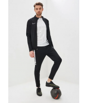 Костюм спортивный мужской Nike DRI-FIT ACADEMY MEN'S SOCCER TRACKSUIT черный с полосками
