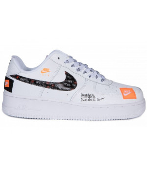 Кроссовки мужские Nike Air Force 1 Low Just Do It White