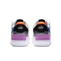 Кроссовки Nike Air Force 1 серебристые с фиолетовым 