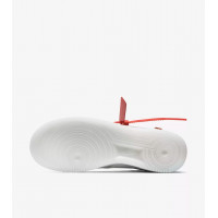 Nike Air Force 1 x Off White бело-серые с бежевым