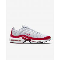 Кроссовки Nike Air Max Plus белые с красным