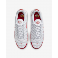 Кроссовки Nike Air Max Plus белые с красным
