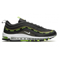 Кроссовки Nike Air Max 97 черные с зеленым