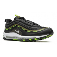 Кроссовки Nike Air Max 97 черные с зеленым