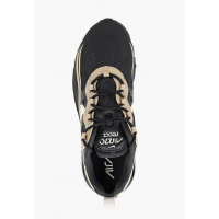 Кроссовки Nike Air Max 270 React черные с золотистым