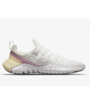 Кроссовки Nike Free Run 5.0 белые с розовым 