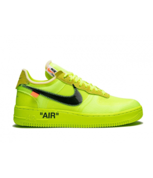 Nike Air Force 1 Low x Off White зеленые