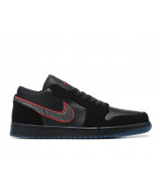 Nike кроссовки Air Jordan 1 Low "Red Orbit" черные