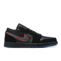 Nike кроссовки Air Jordan 1 Low "Red Orbit" черные