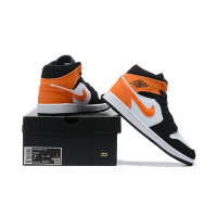 Nike Air Jordan 1 Mid "Shattered Backboard" оранжевые