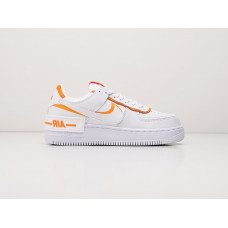 Кроссовки Nike Air Force 1 Shadow белые с оранжевым