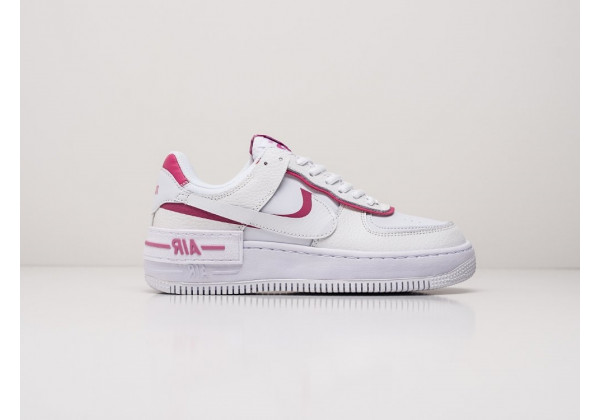Кроссовки Nike Air Force 1 Shadow белые с розовым