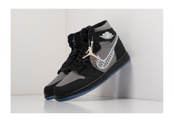 Nike кроссовки Dior X Nike Air Jordan 1 Black