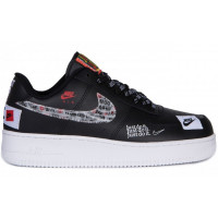 Nike Air Force 1 Low Just Do It Black White