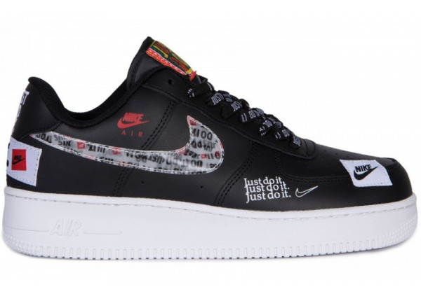 Nike Air Force 1 Low Just Do It Black White