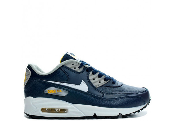 Кроссовки Nike Air Max 90 Premium Blue/Yellow